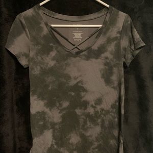 Gray Tie Dye Tee
